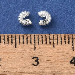 Brass Crimp Beads Covers&nbsp;X-FIND-Z039-13A-S