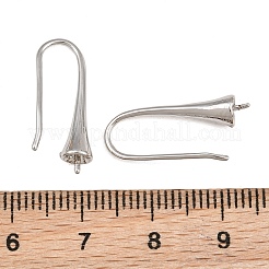 Rack Plating Brass Earring Hooks&nbsp;KK-CBAA482-01P