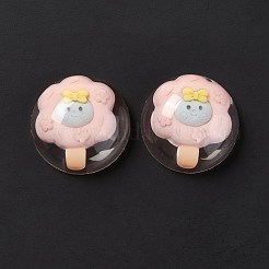 Transparent Resin Cabochons&nbsp;RESI-G034-B07