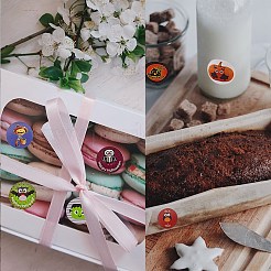 20 Rolls 20 Style Halloween Theme Self Adhesive Paper Stickers&nbsp;DIY-SZ0003-31