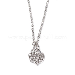 3Pcs 304 Stainless Steel Macrame Pouch Necklace Making for Gemstone Nuggets&nbsp;NJEW-JN05528