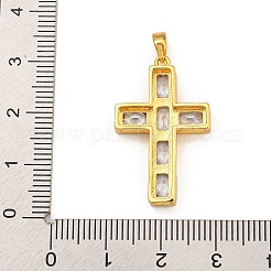 Rack Plating Brass Pendants&nbsp;KK-U035-18G-01
