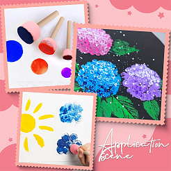 40Pcs Paint Sponges Shapes&nbsp;DIY-SP0006-16A