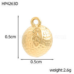 304 Stainless Steel Pendants&nbsp;STAS-OY017-37G