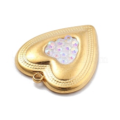 304 Stainless Steel Enamel Pendants&nbsp;RESI-R155-015G