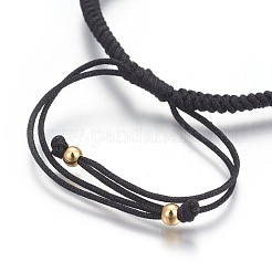 Nylon Cord Braided Bead Bracelets Making&nbsp;BJEW-F360-F08