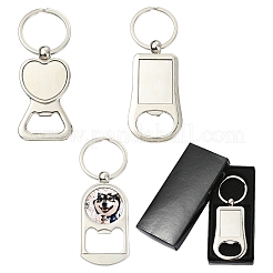 1Pc Zinc Alloy Cabochon Settings Bottle Openers&nbsp;AJEW-YW0002-13