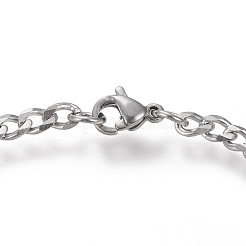 Tarnish Resistant 304 Stainless Steel ID Bracelets&nbsp;BJEW-I288-02P