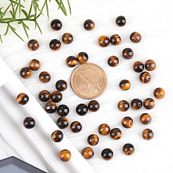 Round Tiger Eye Beads Strands&nbsp;G-AR0002-41