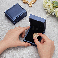 Rectangel PU Imitation Leather Coin Storage Boxes&nbsp;CON-WH0086-102B-02