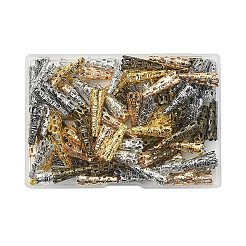 100Pcs 5 Colors Iron Filigree Bead Caps&nbsp;IFIN-YW0003-18
