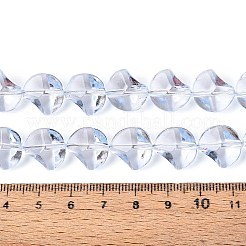 Baking Paint Transparent Glass Beads Strands&nbsp;DGLA-N017-03E
