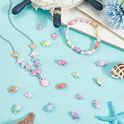 450Pcs 3 Styles Craft Style Acrylic Beads&nbsp;MACR-PA0001-18