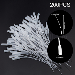 200Pcs Micro-Tips Plastic Glue Bottle Tips Glue Extender Precision Applicator for Crafting&nbsp;TOOL-PH0001-41