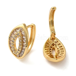 304 Stainless Steel Pave Cubic Zirconia Hoop Earrings for Women&nbsp;EJEW-U019-02G-04