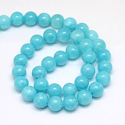 Natural Yellow Jade Beads Strands&nbsp;G-G598-4mm-YXS-28