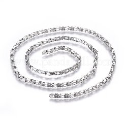 Tarnish Resistant 304 Stainless Steel Link Chains&nbsp;STAS-P219-15-C