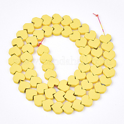 Spray Painted Non-magnetic Synthetic Hematite Beads Strands&nbsp;G-T116-04-24