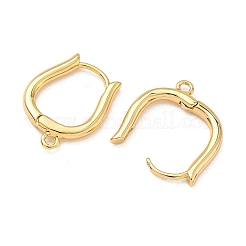SHEGRACE Brass Hoop Earrings Findings&nbsp;XGR0157G-87G
