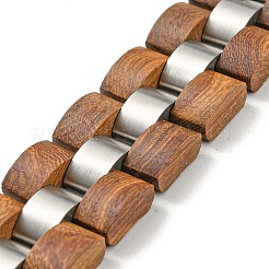 Wooden Watch Band Bracelets for Women Men&nbsp;BJEW-M306-03P