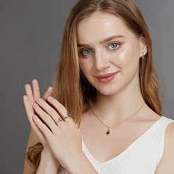 Sterling Silver Finger Ring&nbsp;WG5553A-02