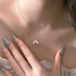 925 Sterling Silver Pendant Necklaces&nbsp;NJEW-L179-09G