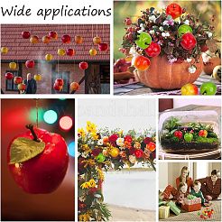 30Pcs 3 Colors Mini Foam Imitation Apples&nbsp;DJEW-CA0001-26