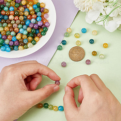 270Pcs 9 Colors Imitation Cracked Jade Glass Beads Sets&nbsp;GLAA-AR0001-37