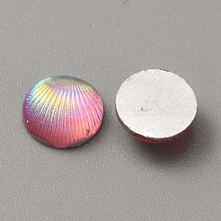 Opaque Resin Cabochons&nbsp;CRES-WH0010-044C
