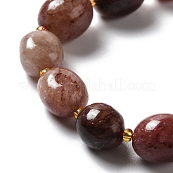 Natural Strawberry Quartz Beads Strands&nbsp;G-B028-B01