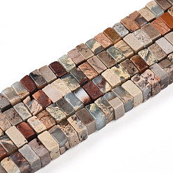 Natural Aqua Terra Jasper Beads Strands&nbsp;G-T140-52