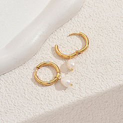 Stainless Steel Teardrop Hoop Earrings&nbsp;X-WK1749
