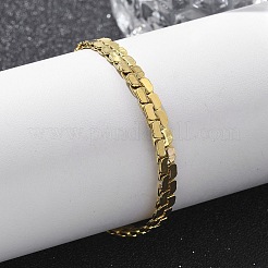 304 Stainless Steel Snake Link Chain Bracelets for Women&nbsp;BJEW-F488-22G