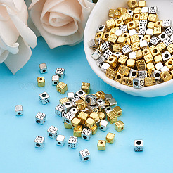 240Pcs 4 Style Tibetan Style Alloy Spacer Beads&nbsp;TIBEB-YS0001-05