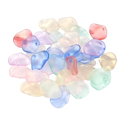 40Pcs Transparent Spray Painted Glass Pendants&nbsp;GLAA-FS0001-15