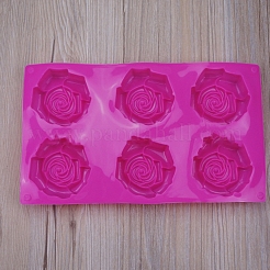 Flower Food Grade Silicone Molds&nbsp;SOAP-PW0001-081