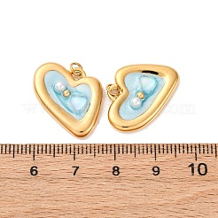 304 Stainless Steel Enamel Pendants&nbsp;STAS-U061-12G
