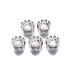 Tibetan Style Alloy European Beads&nbsp;TIBE-S314-80AS-RS