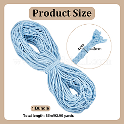 85M Cotton Braided Cord&nbsp;OCOR-WH0036-74B