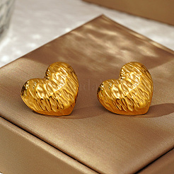 Stylish 304 Stainless Steel Heart Stud Earrings&nbsp;LS-TR6731