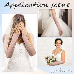 Polyester Mesh Oversleeves for Women&nbsp;AJEW-WH20007-93A