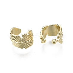 Brass Cuff Earrings&nbsp;X-EJEW-R114-018-NF
