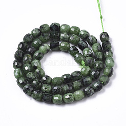 Natural Ruby in Zoisite Beads Strands&nbsp;G-R465-11