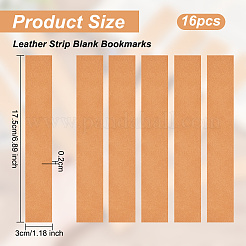Leather Strip Blank Bookmarks&nbsp;AJEW-WH0248-417B-01