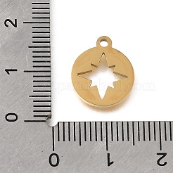 304 Stainless Steel Charms&nbsp;STAS-E532-04G-B