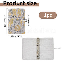 Polyester Loose-leaf Planner Notebook Cover&nbsp;OFST-WH0050-041B