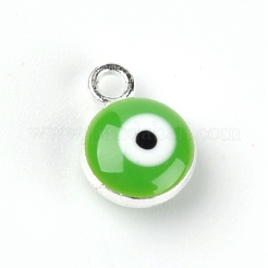 Alloy Enamel Pendants&nbsp;ENAM-WH0055-03F