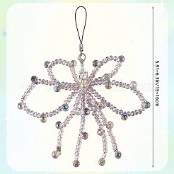 1Pc Glass Mobile Straps&nbsp;HJEW-SZ0001-59F