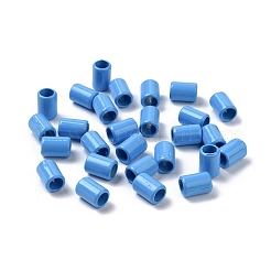 Column Rack Plating Spray Painted Alloy Beads for Jewelry Making&nbsp;PALLOY-F291-01J
