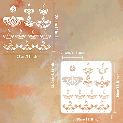 PET Hollow Out Drawing Painting Stencils&nbsp;DIY-WH0391-0662